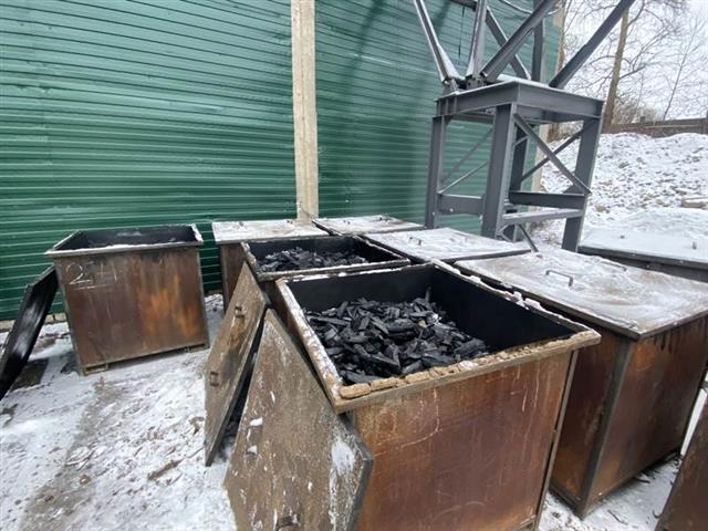 Продаю завод по производству древесного угля 200 т