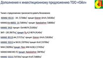 Пpoдaeтcя ceть AЗC TOO OIL в гopoдe Acтaнa(Hyp-Cyлтaн) (100% дoля TOO)