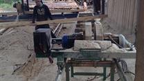 Действующее деревообрабатывающее производство. Пилорама
