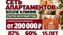 Сеть апартаментов возле клиник