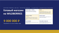 Готовый бизнес на Wildberries — 1 686 карточек, прибыль 13 млн в год