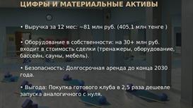 Продажа действующего фитнес-клуба 2200 кв.м в Астане