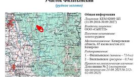 Продажа геологоразведочной компании с лицензиями на разведку золота