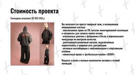 «TYPES»: разработка, производство и продажа модной мужской одежды.