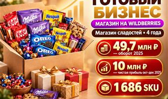 Готовый бизнес на Wildberries — 1 686 карточек, прибыль 13 млн в год